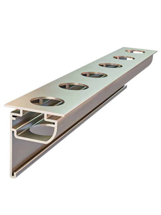 62mm Kombi Profil A Gerader Schnitt